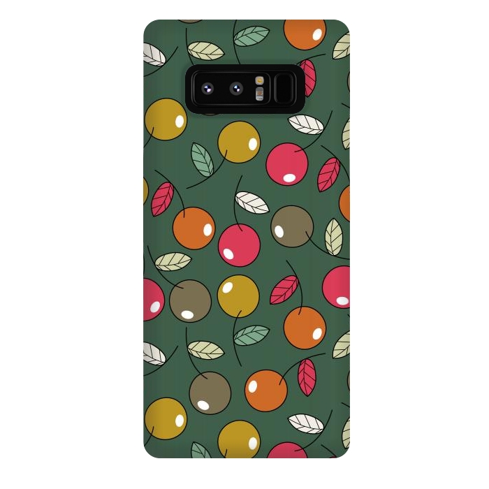 Galaxy Note 8 StrongFit cherry fruits by TMSarts