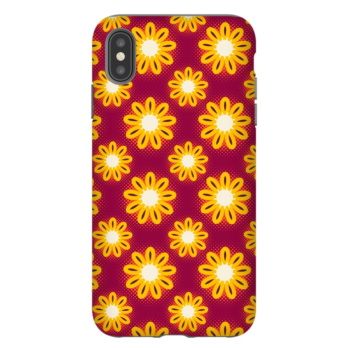 iPhone Xs Max StrongFit sunflower by TMSarts