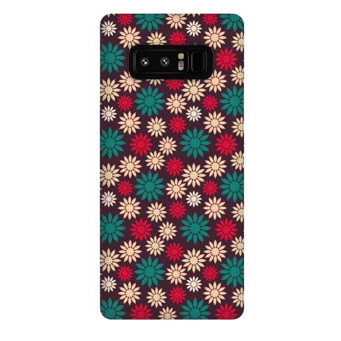 Galaxy Note 8 StrongFit geometric sunflowers by TMSarts