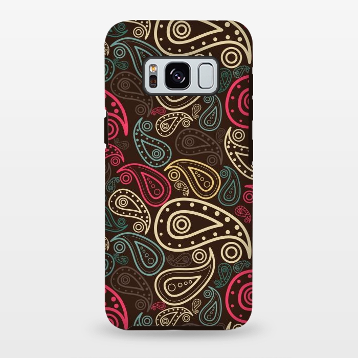 Galaxy S8 plus StrongFit stylish paisley by TMSarts