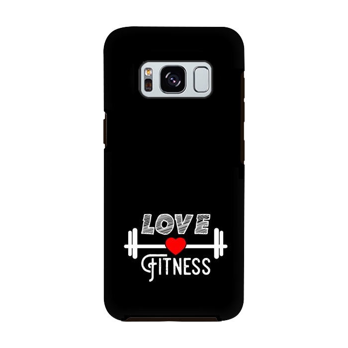 Galaxy S8 StrongFit love fitness by TMSarts