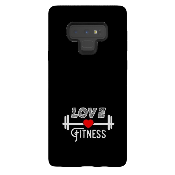 Galaxy Note 9 StrongFit love fitness by TMSarts