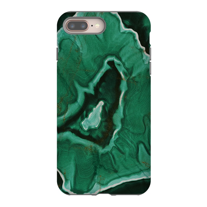 iPhone 7 plus StrongFit Green Agate Marble Malachite by  Utart