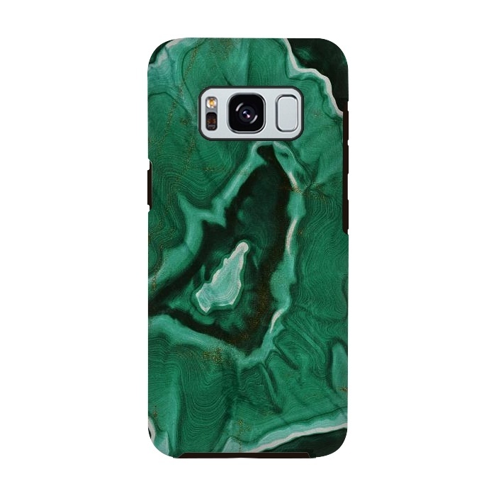 Galaxy S8 StrongFit Green Agate Marble Malachite by  Utart