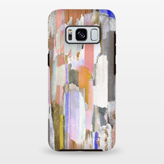 Galaxy S8 plus StrongFit Abstract pastel brushstrokes painting by Oana 