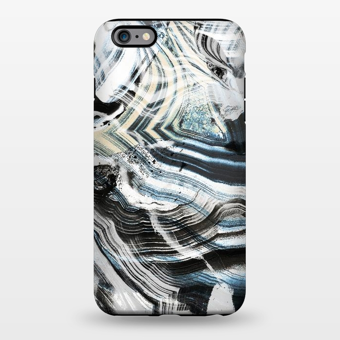 iPhone 6/6s plus StrongFit Precious geode marble brushstrokes by Oana 