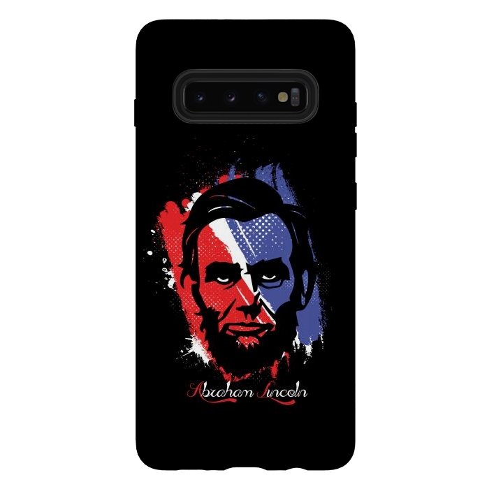 Galaxy S10 plus StrongFit abraham lincoln by TMSarts