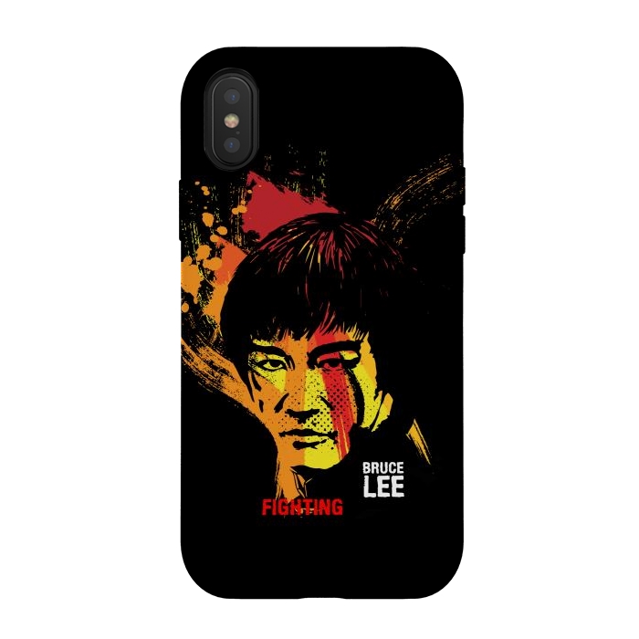 iPhone Xs / X StrongFit bruce lee by TMSarts