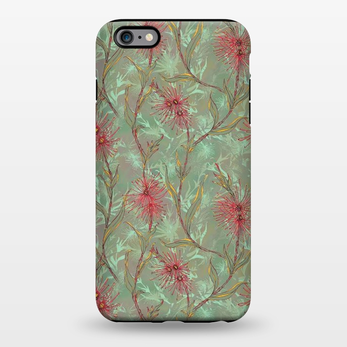 iPhone 6/6s plus StrongFit Red Gum Flower by Lotti Brown