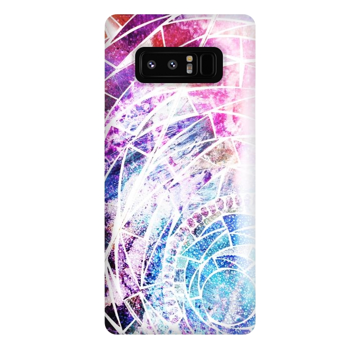 Galaxy Note 8 StrongFit Star dust marble mosaic by Oana 