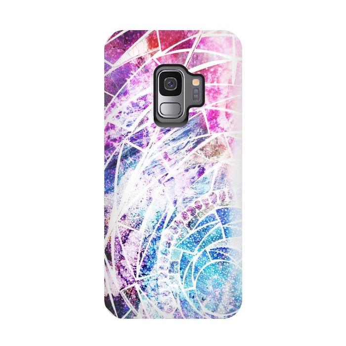 Galaxy S9 StrongFit Star dust marble mosaic by Oana 