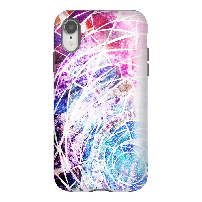 iPhone Xr StrongFit Star dust marble mosaic by Oana 