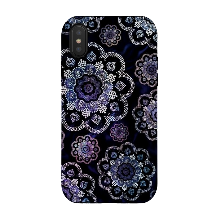 iPhone Xs / X StrongFit Flower pattern mandala by Jms