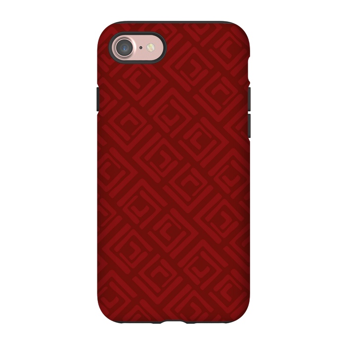 iPhone 7 StrongFit Red Square Roses by Majoih