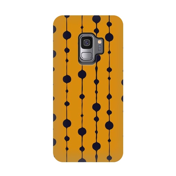Galaxy S9 StrongFit Dots in Lines III by Majoih