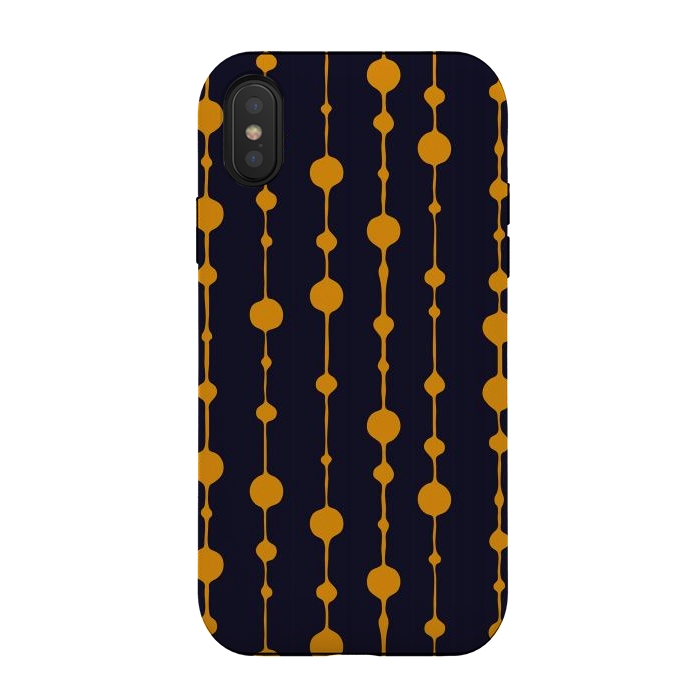 iPhone Xs / X StrongFit Dots in Lines IV by Majoih