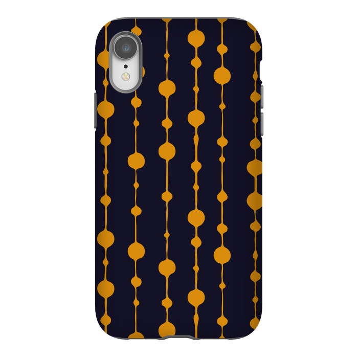 iPhone Xr StrongFit Dots in Lines IV by Majoih