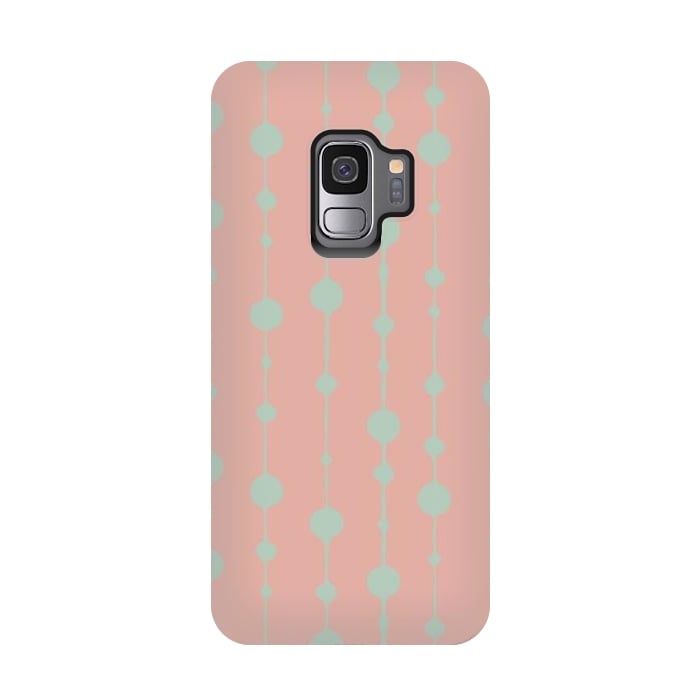 Galaxy S9 StrongFit Dots in Lines V by Majoih