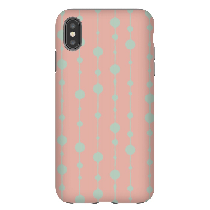 iPhone Xs Max StrongFit Dots in Lines V by Majoih