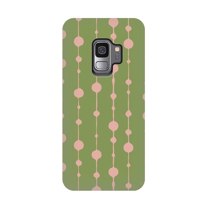Galaxy S9 StrongFit Dots in Lines VI by Majoih
