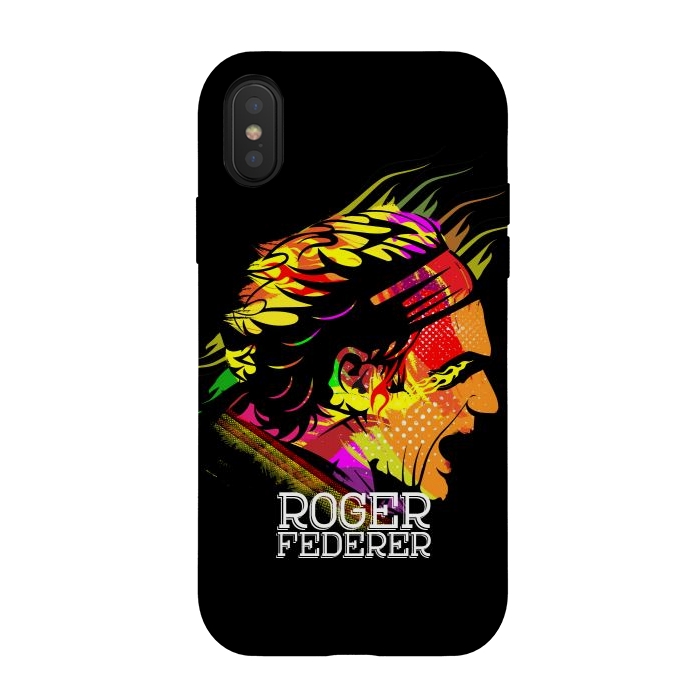 iPhone Xs / X StrongFit roger federer by TMSarts