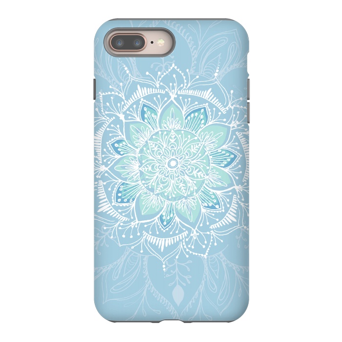 iPhone 7 plus StrongFit Baby Blue  by Rose Halsey