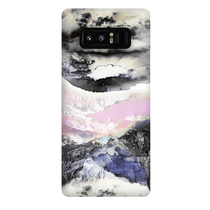 Galaxy Note 8 StrongFit Storm clouds mountain landscape by Oana 