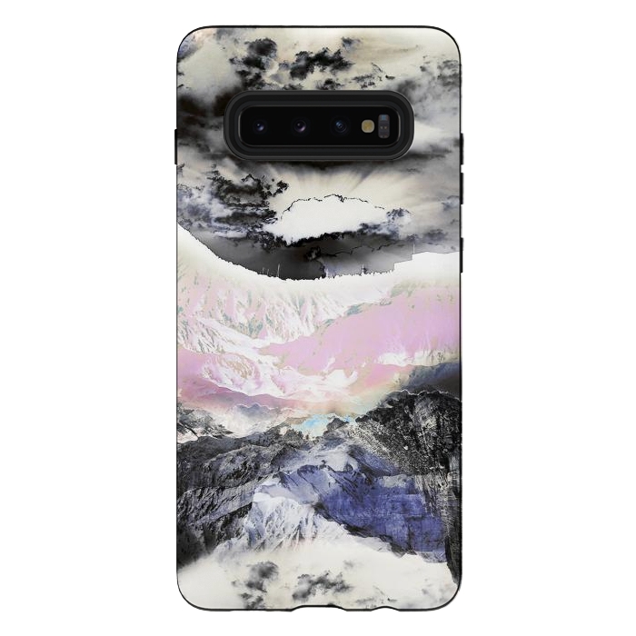 Galaxy S10 plus StrongFit Storm clouds mountain landscape by Oana 