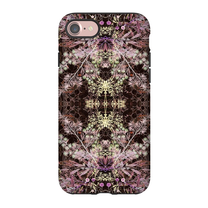 iPhone 7 StrongFit Delicate arts and crafts botanical pattern by Oana 