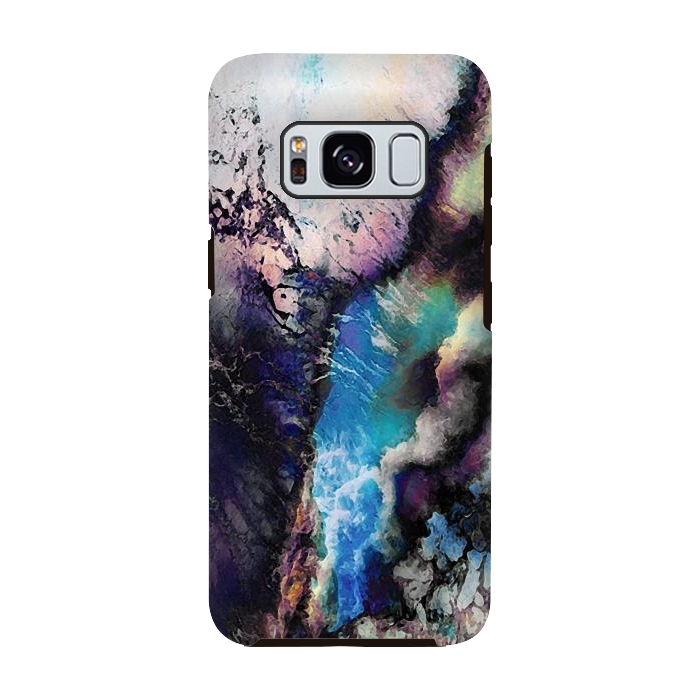 Galaxy S8 StrongFit Abstract marble art by Oana 