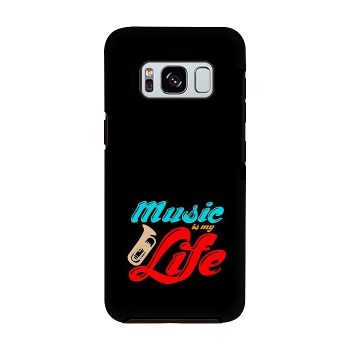 Galaxy S8 StrongFit music is my life by TMSarts