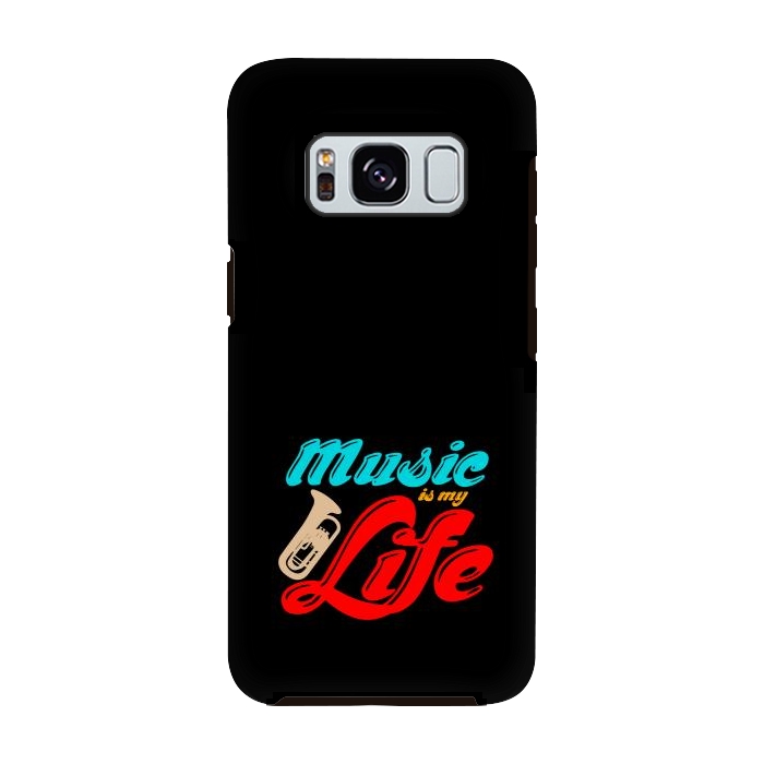 Galaxy S8 StrongFit music is my life by TMSarts