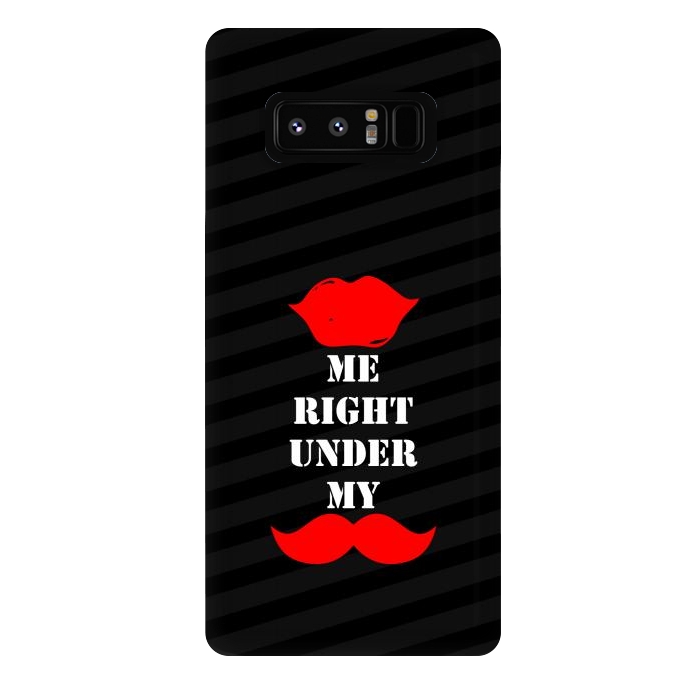 Galaxy Note 8 StrongFit kiss me mustache by TMSarts