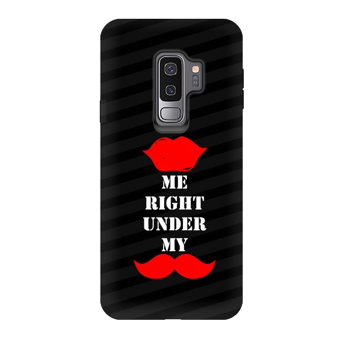 Galaxy S9 plus StrongFit kiss me mustache by TMSarts