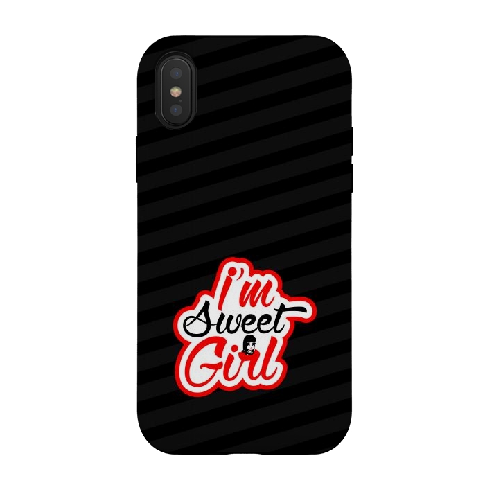 iPhone Xs / X StrongFit im sweet girl by TMSarts