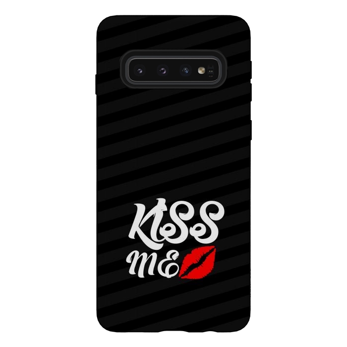 Galaxy S10 StrongFit kiss me by TMSarts