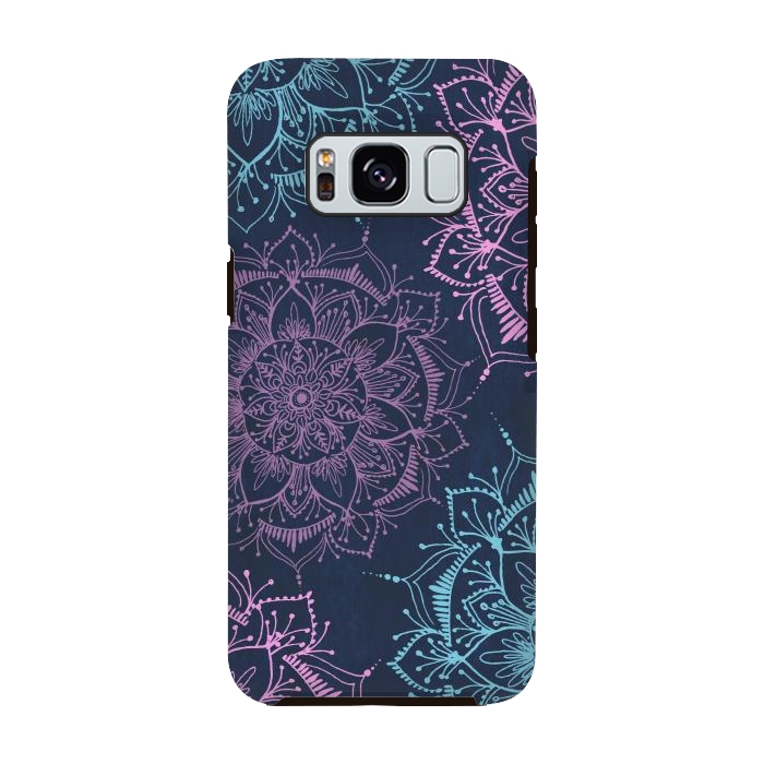 Galaxy S8 StrongFit bliss mandala pattern by Rose Halsey