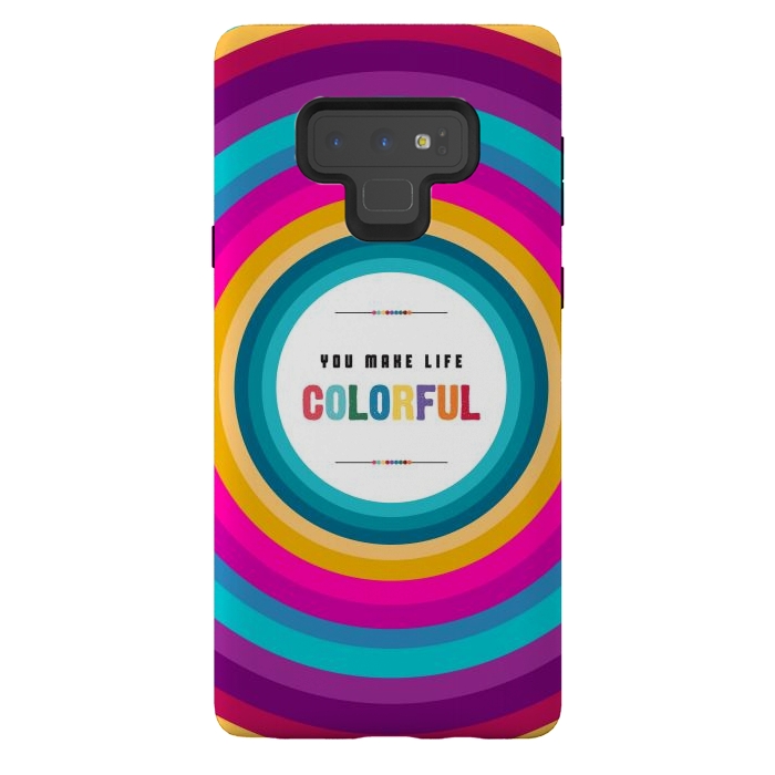 Galaxy Note 9 StrongFit life is colorful by TMSarts