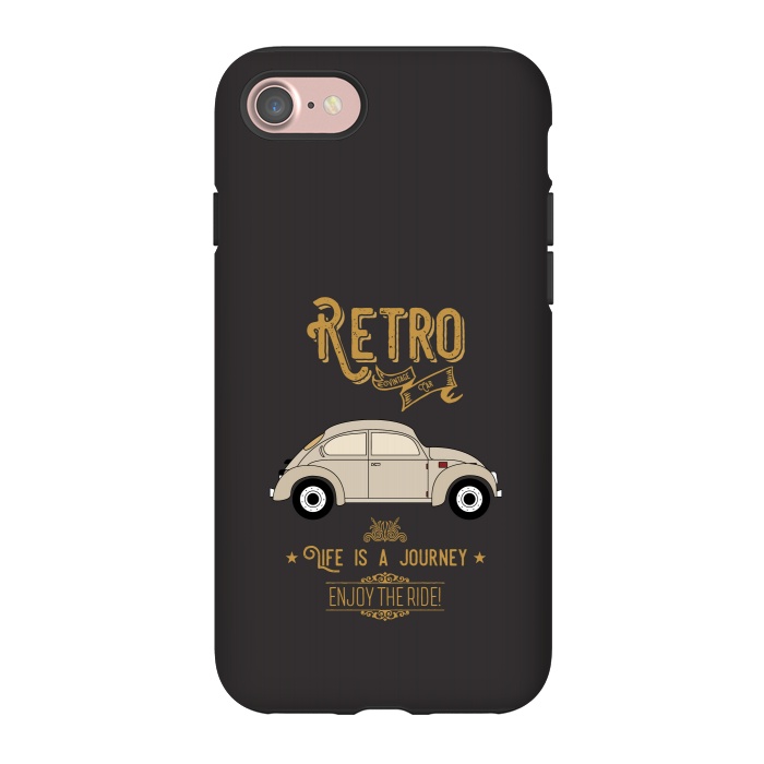 iPhone 7 StrongFit retro vintage car by TMSarts