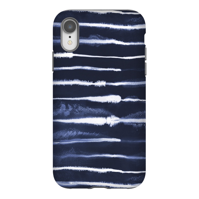 iPhone Xr StrongFit Electric Ink Navy by Ninola Design