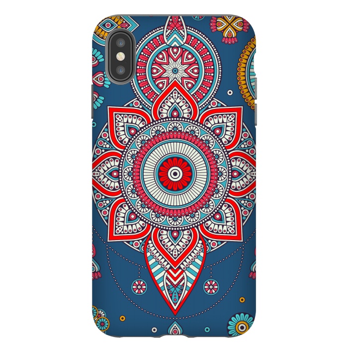 iPhone Xs Max StrongFit Blue Mandala Of The Indians  by ArtsCase