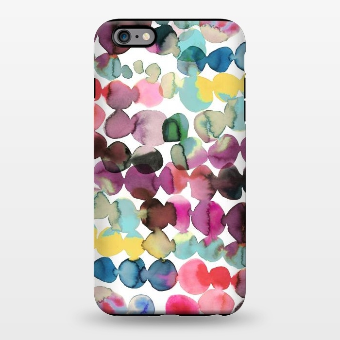 iPhone 6/6s plus StrongFit Ink Bleeding Dots by Ninola Design