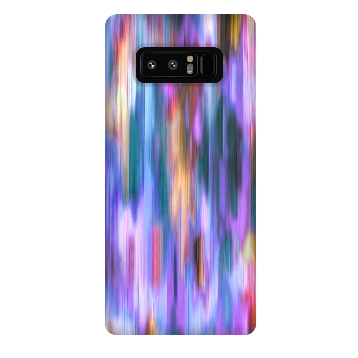 Galaxy Note 8 StrongFit Iridiscent Abstract Lines by Ninola Design