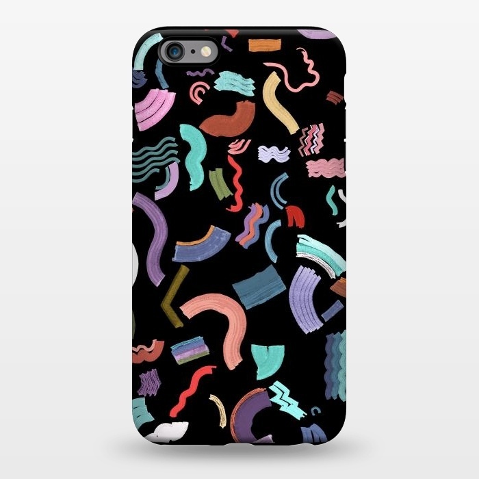 iPhone 6/6s plus StrongFit Curly ZigZag Shapes  by Ninola Design