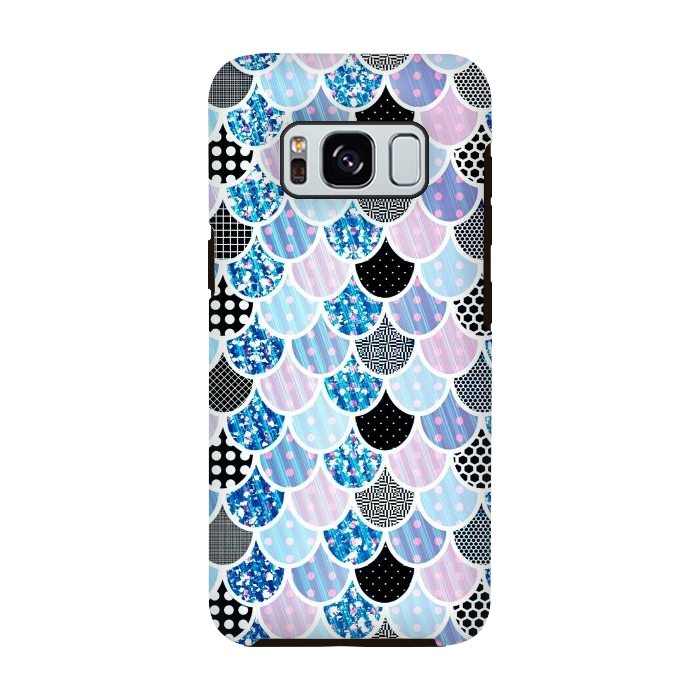 Galaxy S8 StrongFit Blue mermaid by Jms