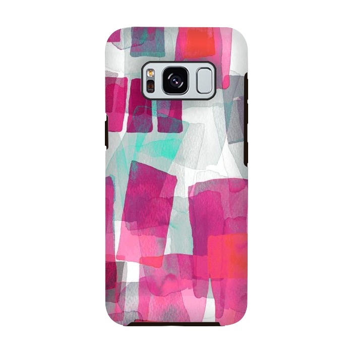 Galaxy S8 StrongFit Romantic Rectangular Blocks by Ninola Design