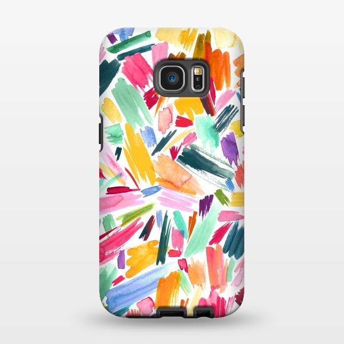 Galaxy S7 EDGE StrongFit Simple Pleasure Color Scrabbles by Ninola Design