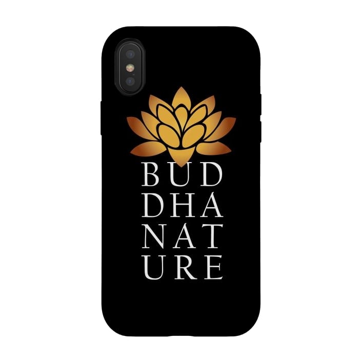 iPhone Xs / X StrongFit Buddha Nature IV by Majoih