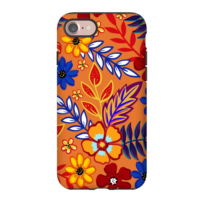 iPhone 7 StrongFit Flowers In The Tropics by ArtsCase