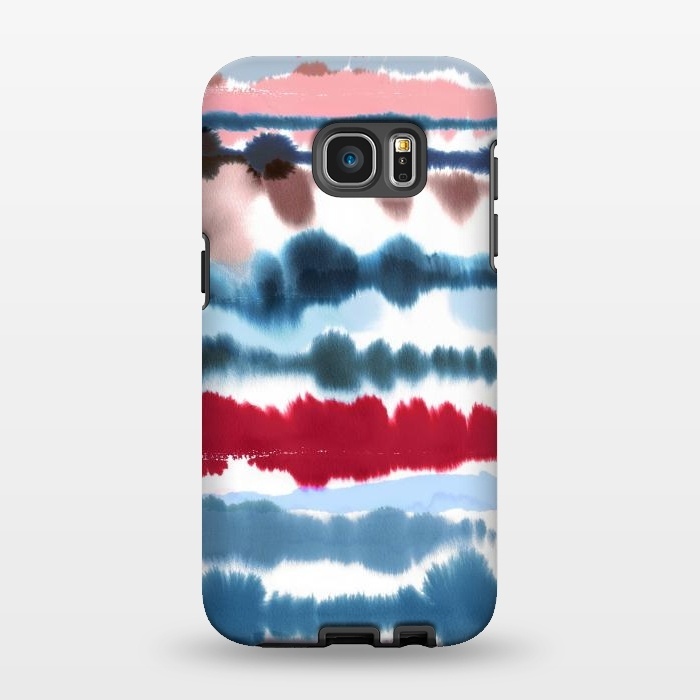 Galaxy S7 EDGE StrongFit Soft Nautical Watercolor by Ninola Design